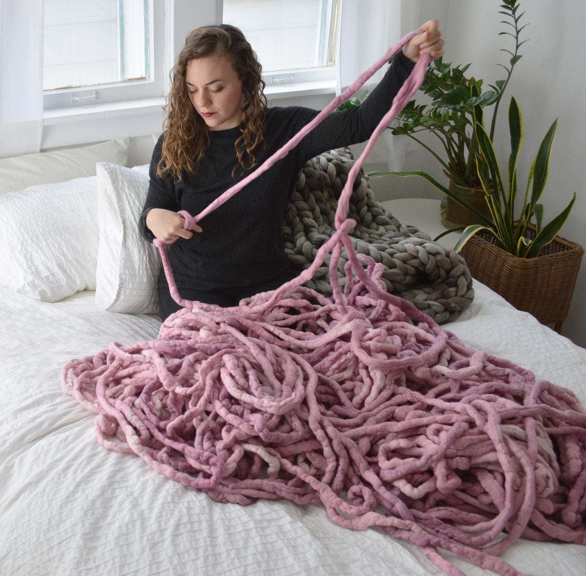 Giant Yarn Blanket Kit