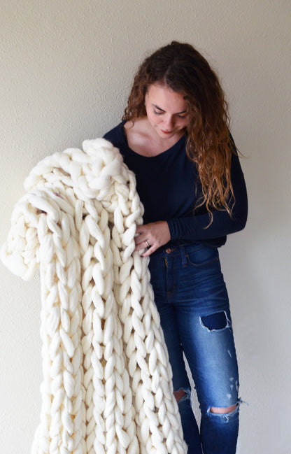 Ribbed Super Chunky Throw